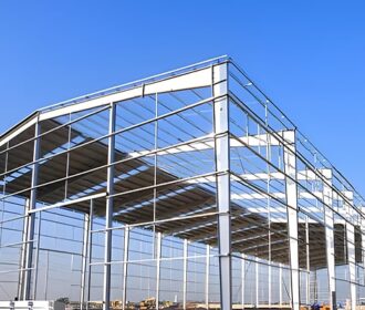 PEB Steel Portal Frame Setup