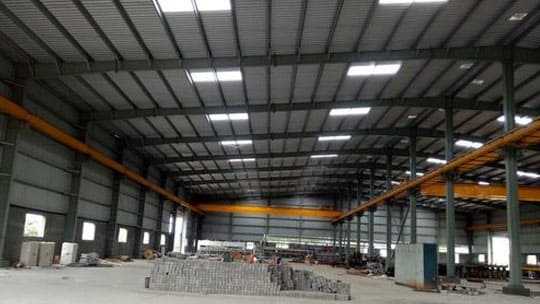 Completed Industrial PEB Warehouse